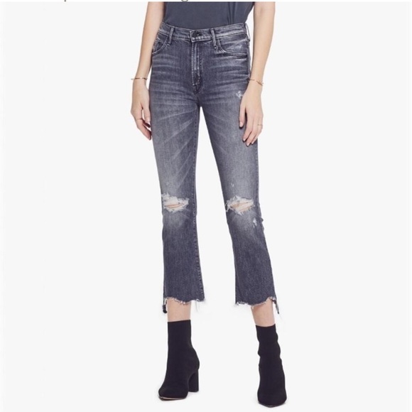 Mother- Insider Crop Step Chew - Pedal to the Metal Destroyed - Picture 1 of 13